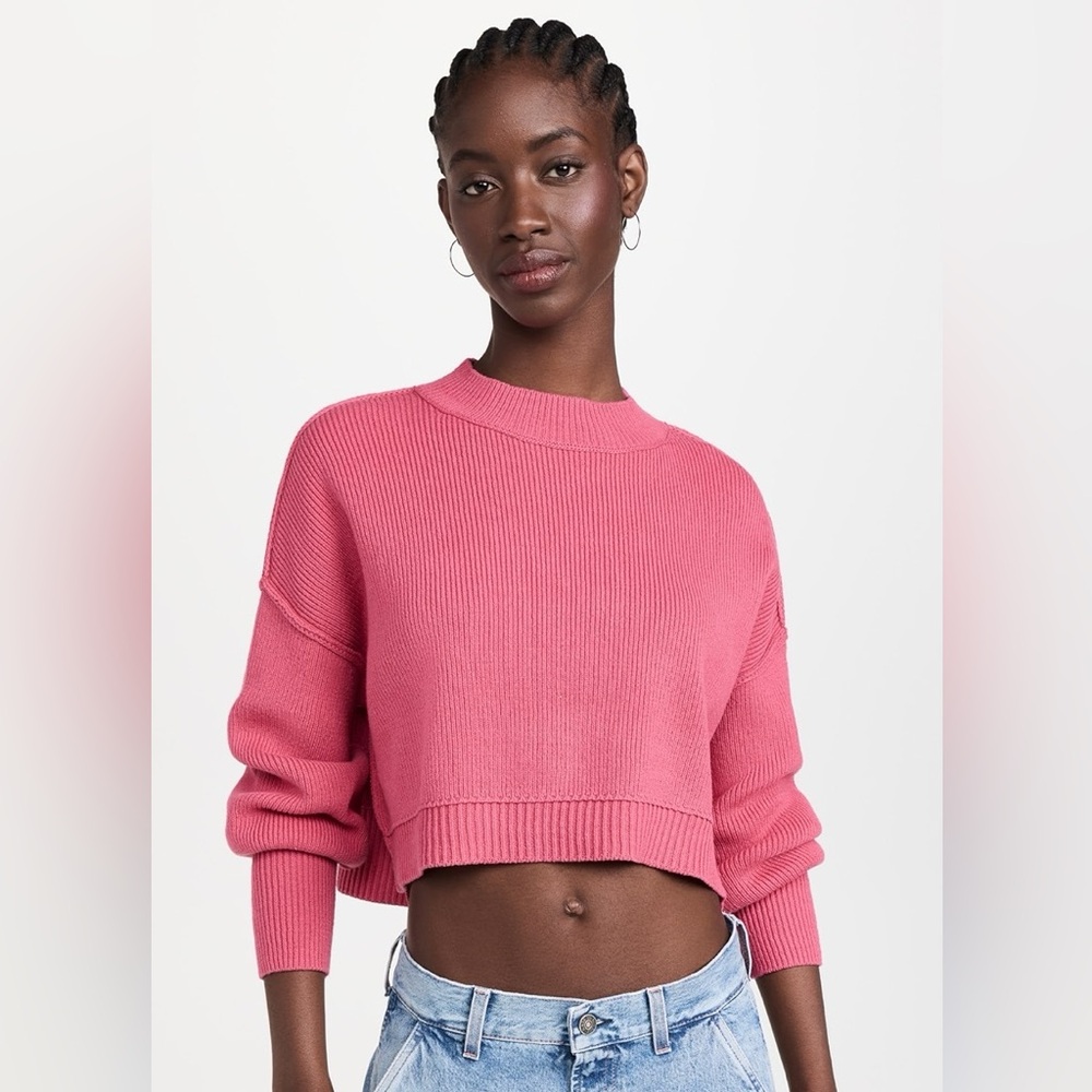 Free People Easy Street Crop Pullover